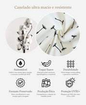 Macacão Bebê Canelado Botões Unissex | Dandelion