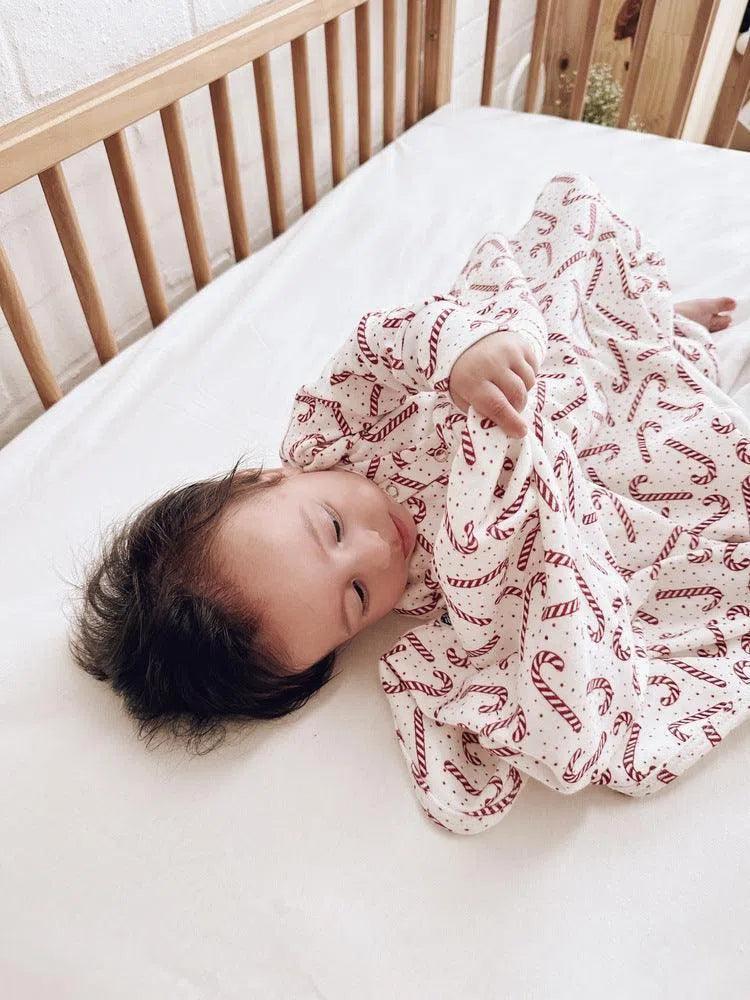 Manta de Malha de Algodão para Bebês | Candy Cane - MiniMalista Baby - 0, b2b, Baby, Christmas, com-desconto-mm10, Meia Estação, Menina, natal, Neutro, tab-tam-manta, Unissex, Xmas -bebê-minimalista-estiloso