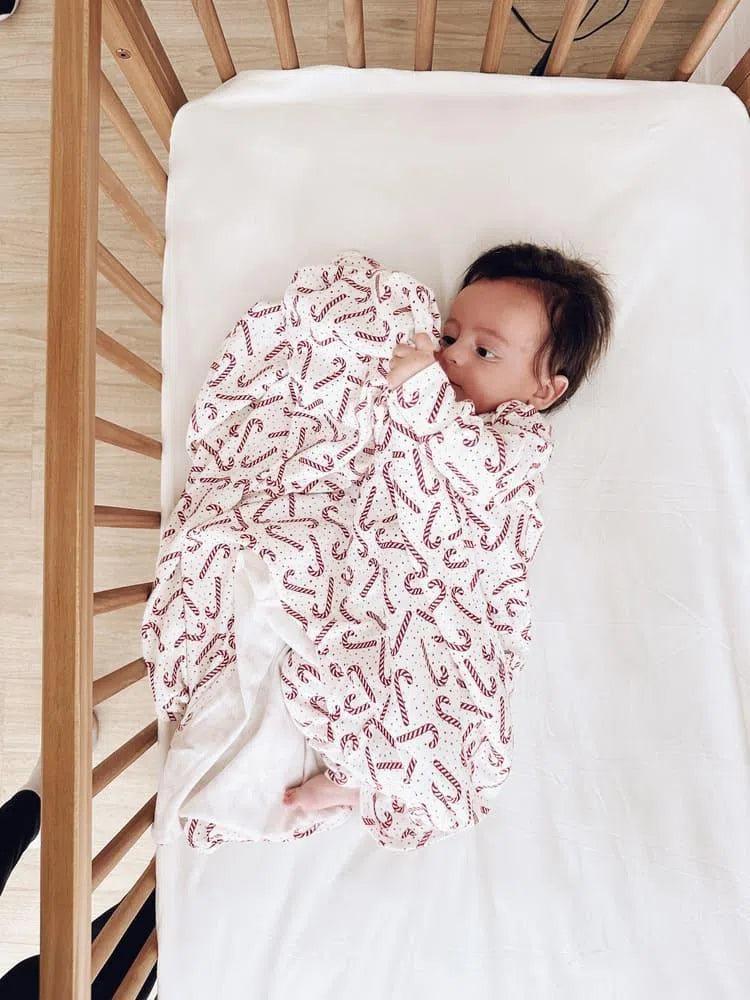 Manta de Malha de Algodão para Bebês | Candy Cane - MiniMalista Baby - 0, b2b, Baby, Christmas, com-desconto-mm10, Meia Estação, Menina, natal, Neutro, tab-tam-manta, Unissex, Xmas -bebê-minimalista-estiloso