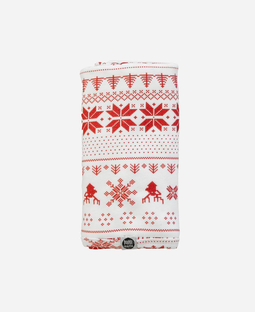 Manta de Malha de Algodão para Bebês | Xmas Tricot - MiniMalista Baby - 0, b2b, Baby, Christmas, com-desconto-mm10, Meia Estação, Menina, Natal, Neutro, tab-tam-manta, Unissex, Xmas -bebê-minimalista-estiloso