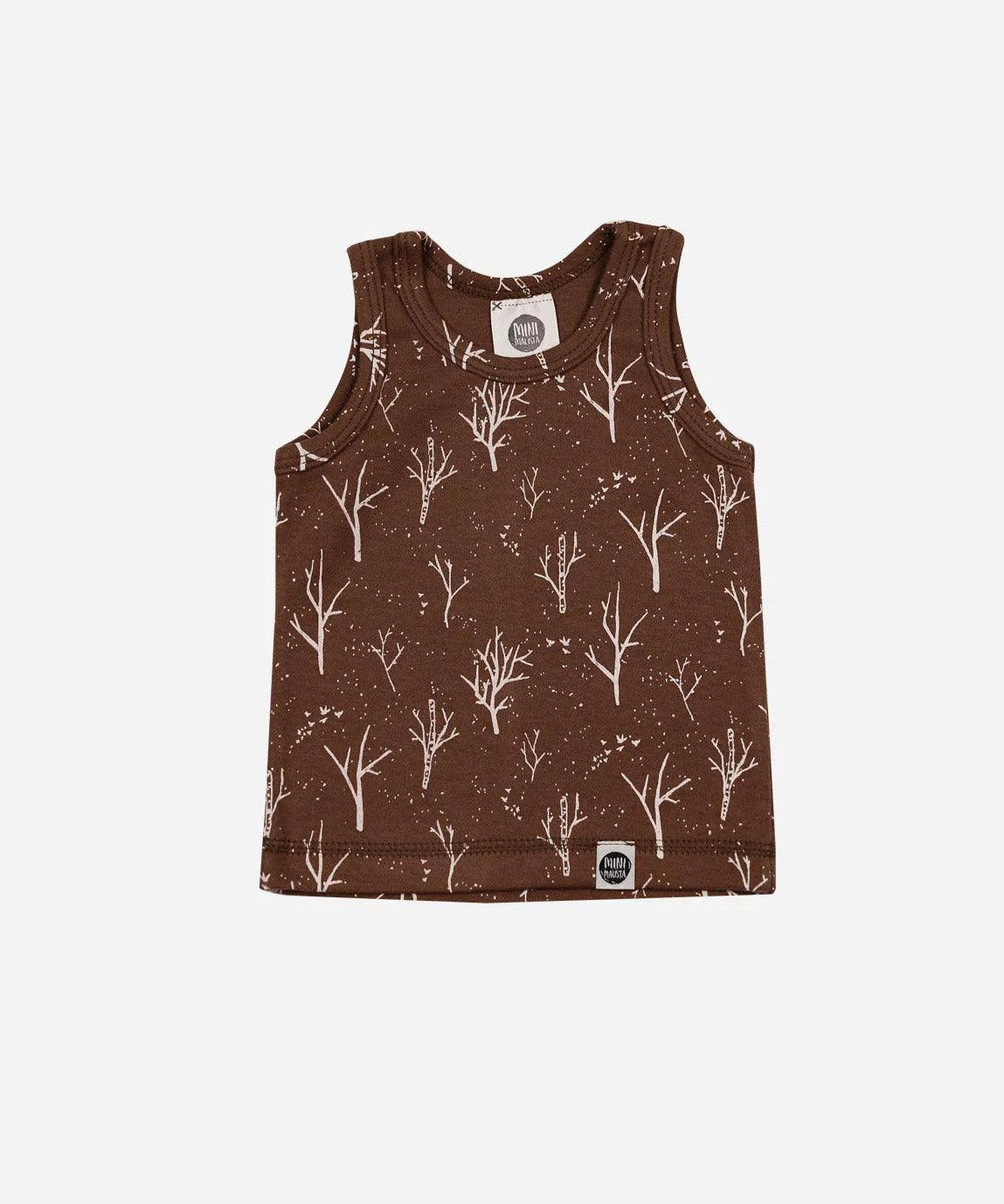 Regata Infantil Unissex Malha | Twig - MiniMalista Baby - 0.3, 0.4, b2b, black-friday, Calor, com-desconto-mm10, Menino, tab-tam-regata, Verão -bebê-minimalista-estiloso