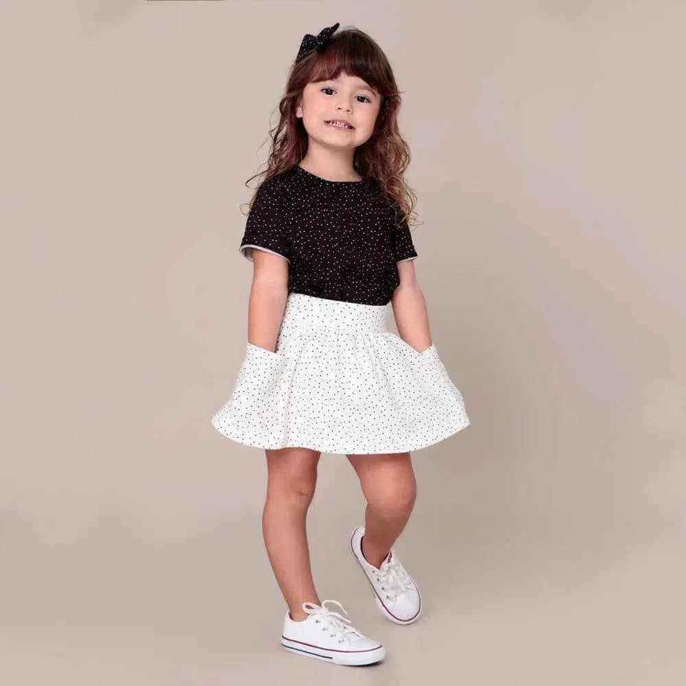 Saia Bolso Infantil Bolinhas Claro - MiniMalista Baby - Ano Novo, b2b, Calor, Kids, Menina, outlet, Reveillon, SALE-FINAL, tab-tam-saia-bolso-1, Verão -bebê-minimalista-estiloso