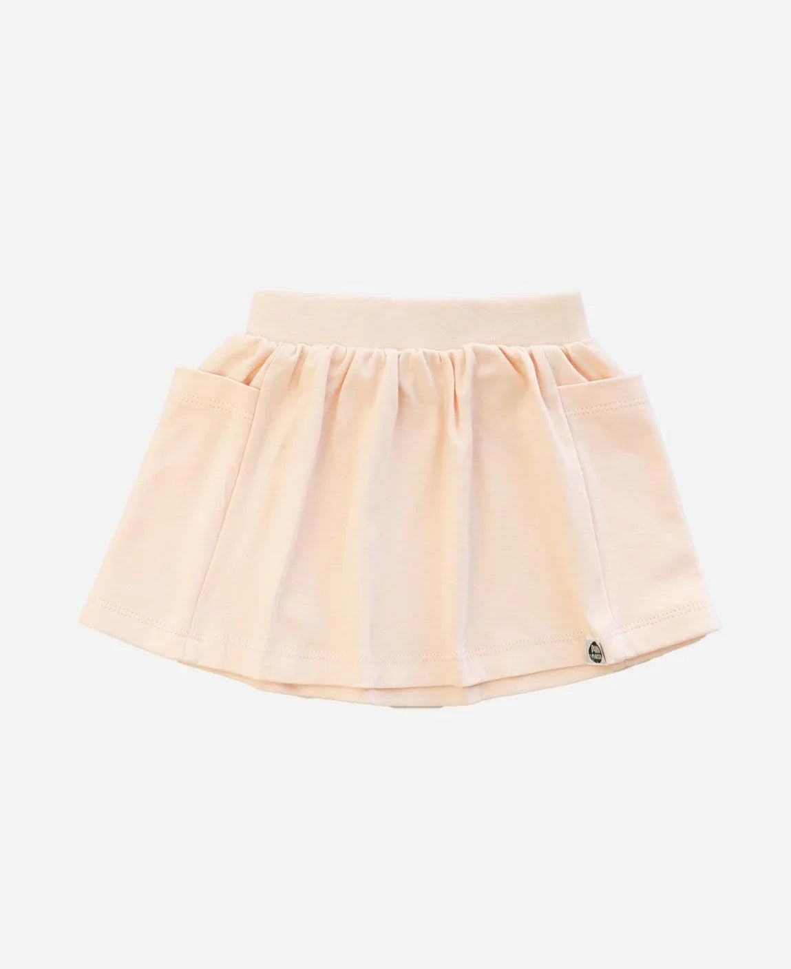 Saia Bolso Infantil | Liso Peachy - MiniMalista Baby - 0.3, b2b, black-friday, Calor, com-desconto-mm10, Kids, Menina, tab-tam-saia-bolso-2, Verão -bebê-minimalista-estiloso