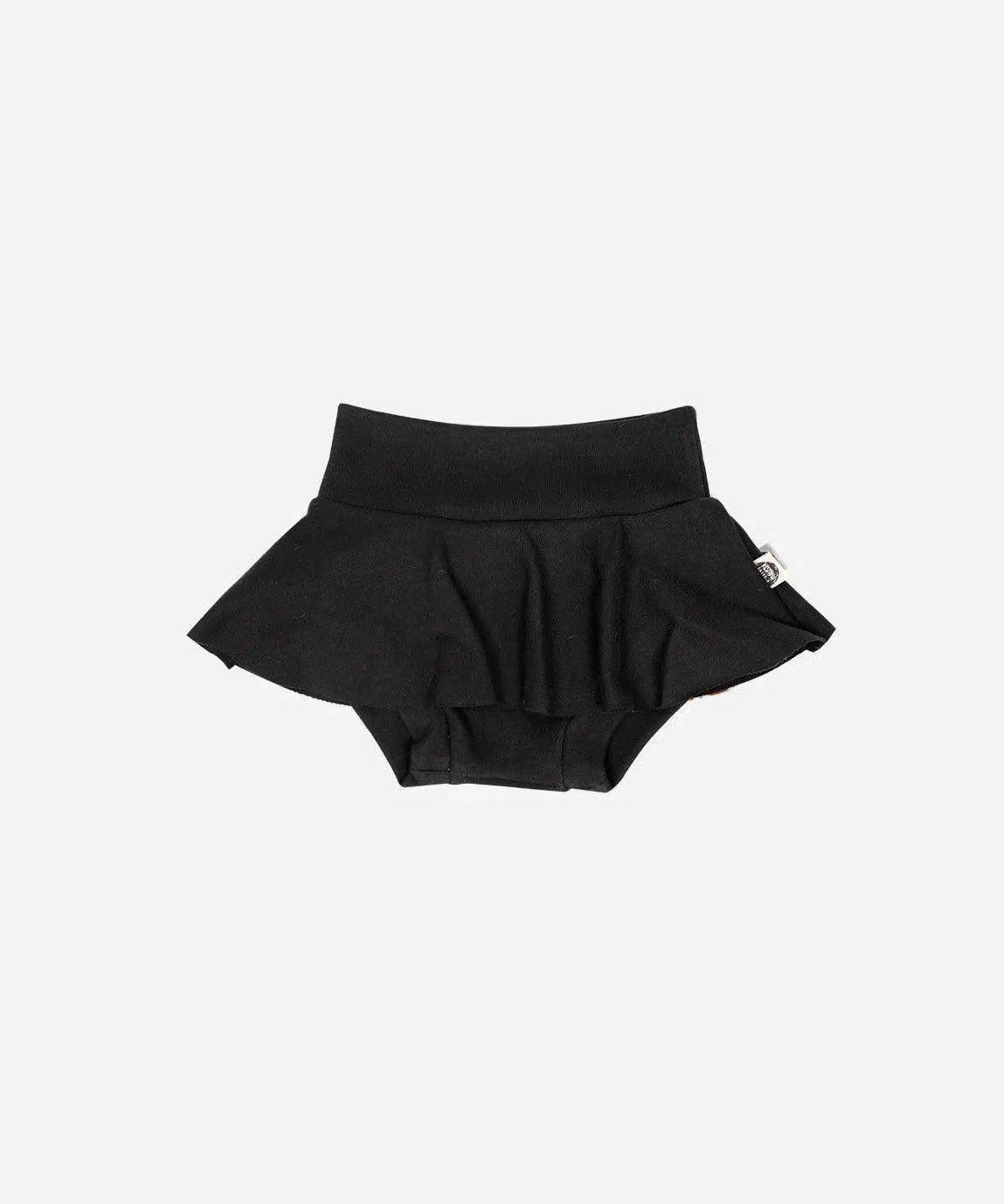 Saia Boomies de Bebê MiniMalista | Liso Preto - MiniMalista Baby - 0.2, 0.3, b2b, Baby, black-friday, Calor, com-desconto-mm10, Menina, tab-medidas-saia-boomies, Verão -bebê-minimalista-estiloso