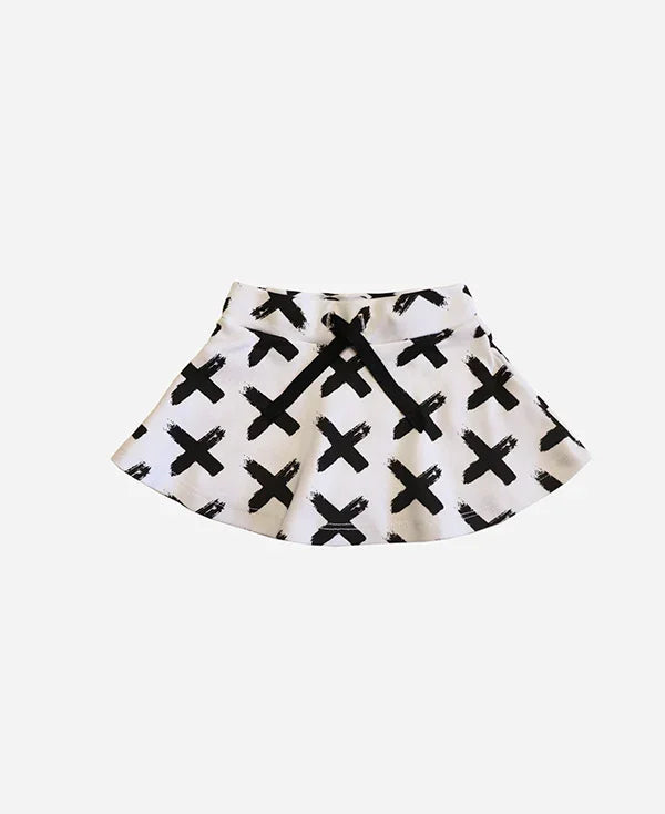 Saia-Shorts Infantil Minimalista | Cruzetas