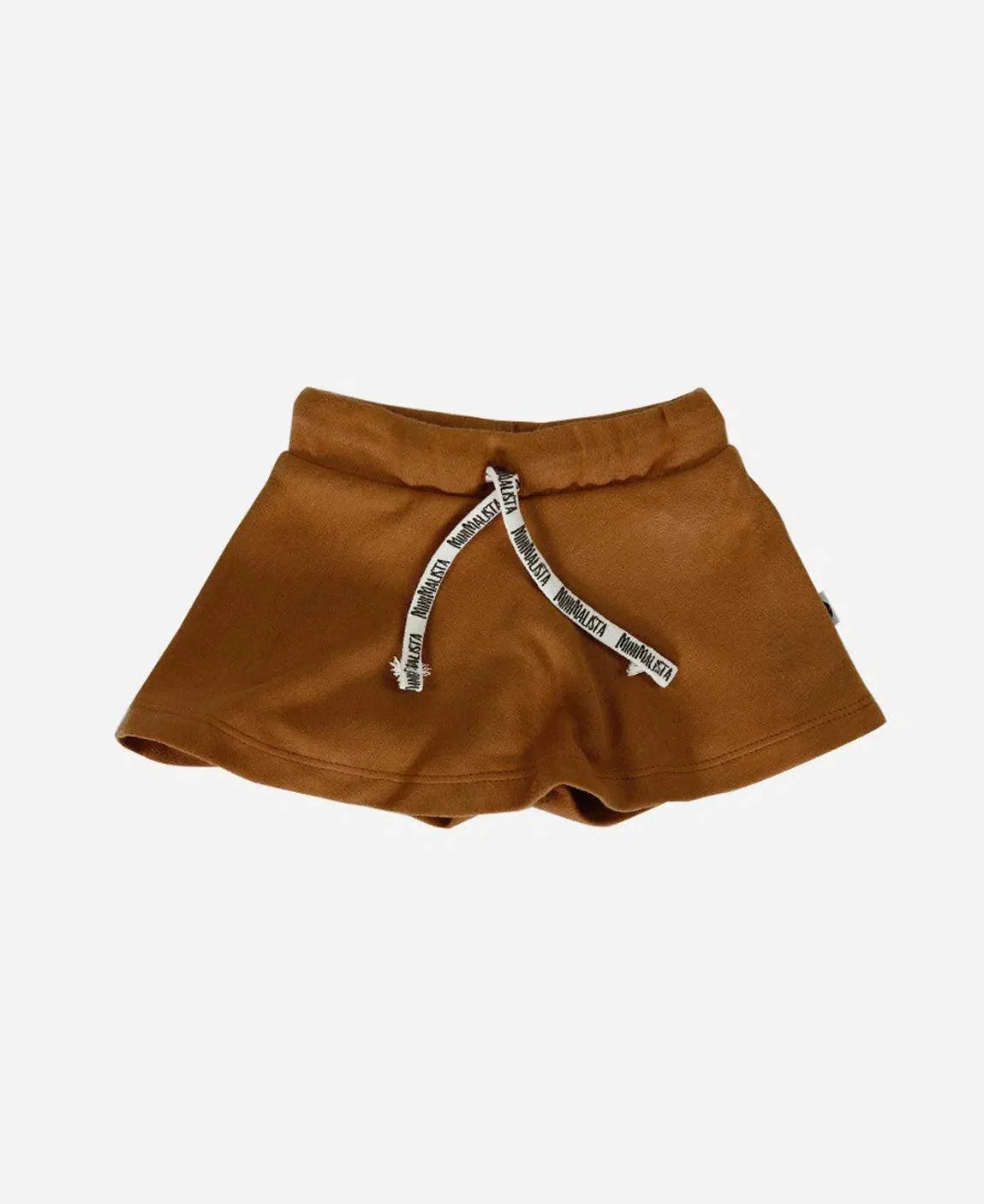Saia-Shorts Infantil MiniMalista | Liso Ginger - MiniMalista Baby - 0.3, 0.35, b2b, black-friday, Calor, com-desconto-mm10, Kids, Menina, tab-tam-short-saia, Verão -bebê-minimalista-estiloso