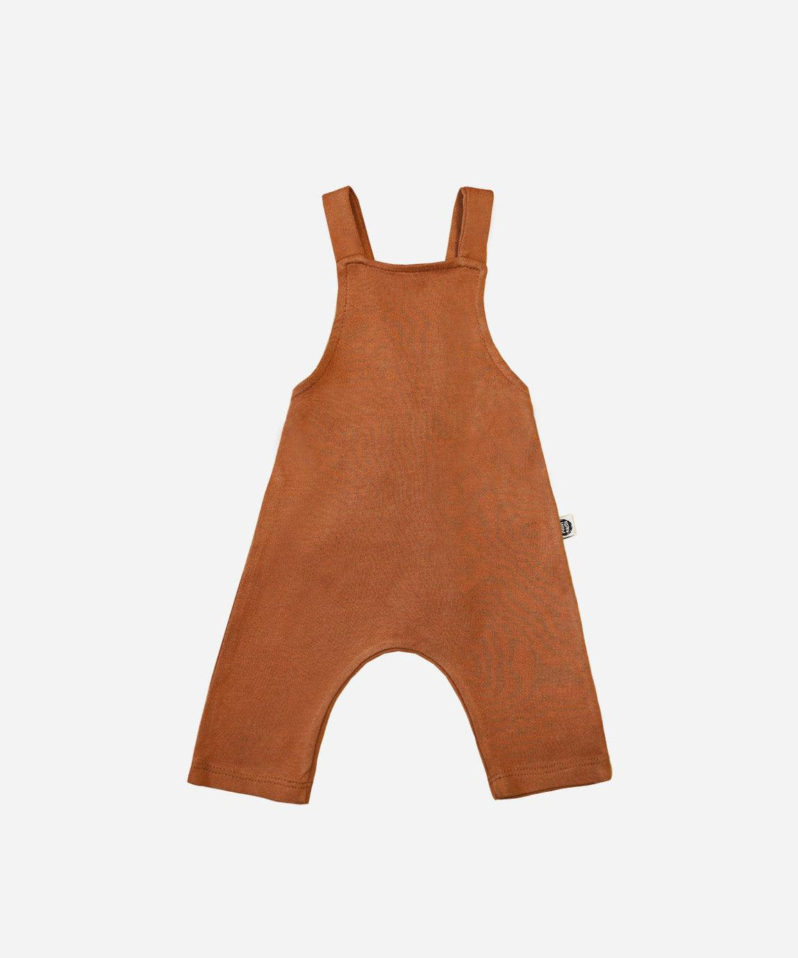 Salopette Infantil Unissex MiniMalista Liso Caramelo - MiniMalista Baby - b2b, Meia Estação, Menina, Menino, outlet, tab-tam-salopette -bebê-minimalista-estiloso