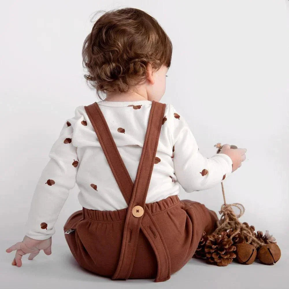 Salopette Infantil Unissex MiniMalista | Liso Oak - MiniMalista Baby - 0.3, b2b, black-friday, com-desconto-mm10, Meia Estação, Menino, tab-tam-salopette -bebê-minimalista-estiloso