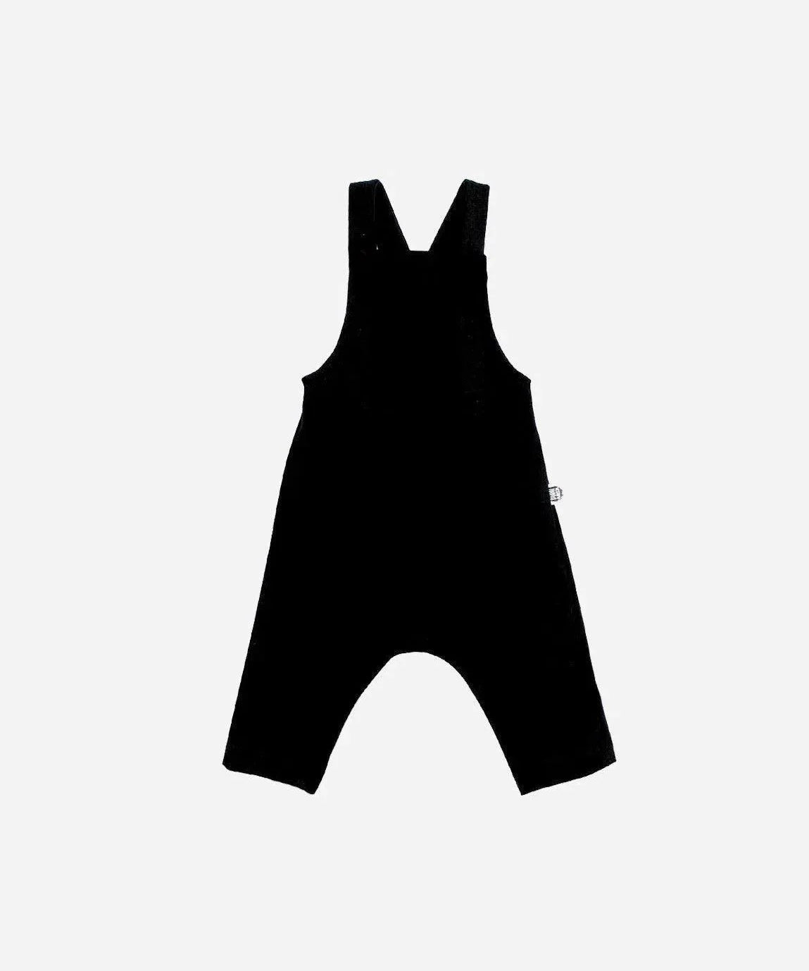 Salopette Infantil Unissex MiniMalista | Liso Preto - MiniMalista Baby - 0.2, 0.3, b2b, black-friday, com-desconto-mm10, Meia Estação, Menino, Neutro, tab-tam-salopette, Unissex -bebê-minimalista-estiloso
