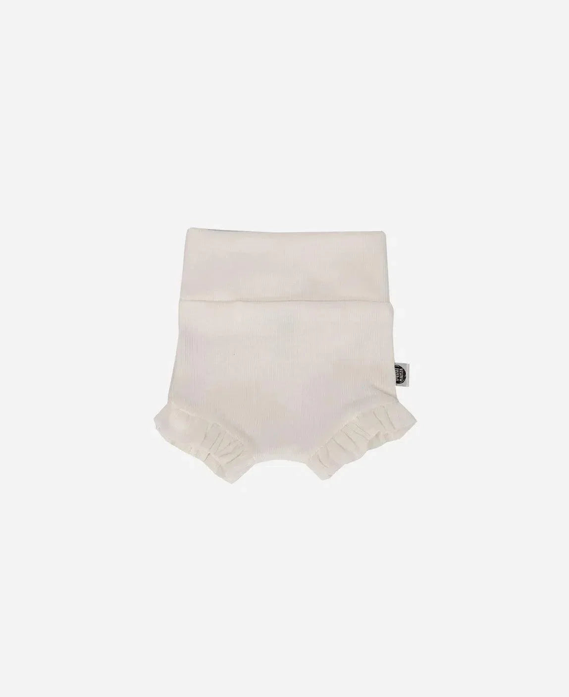 Shorts Panties Babado Canelado MiniMalista | Liso Branco Off - MiniMalista Baby - 0.25, 0.3, Ano Novo, anonovo, b2b, Baby, black-friday, Calor, com-desconto-mm10, Menina, Reveillon, tab-tam-panties, Verão -bebê-minimalista-estiloso