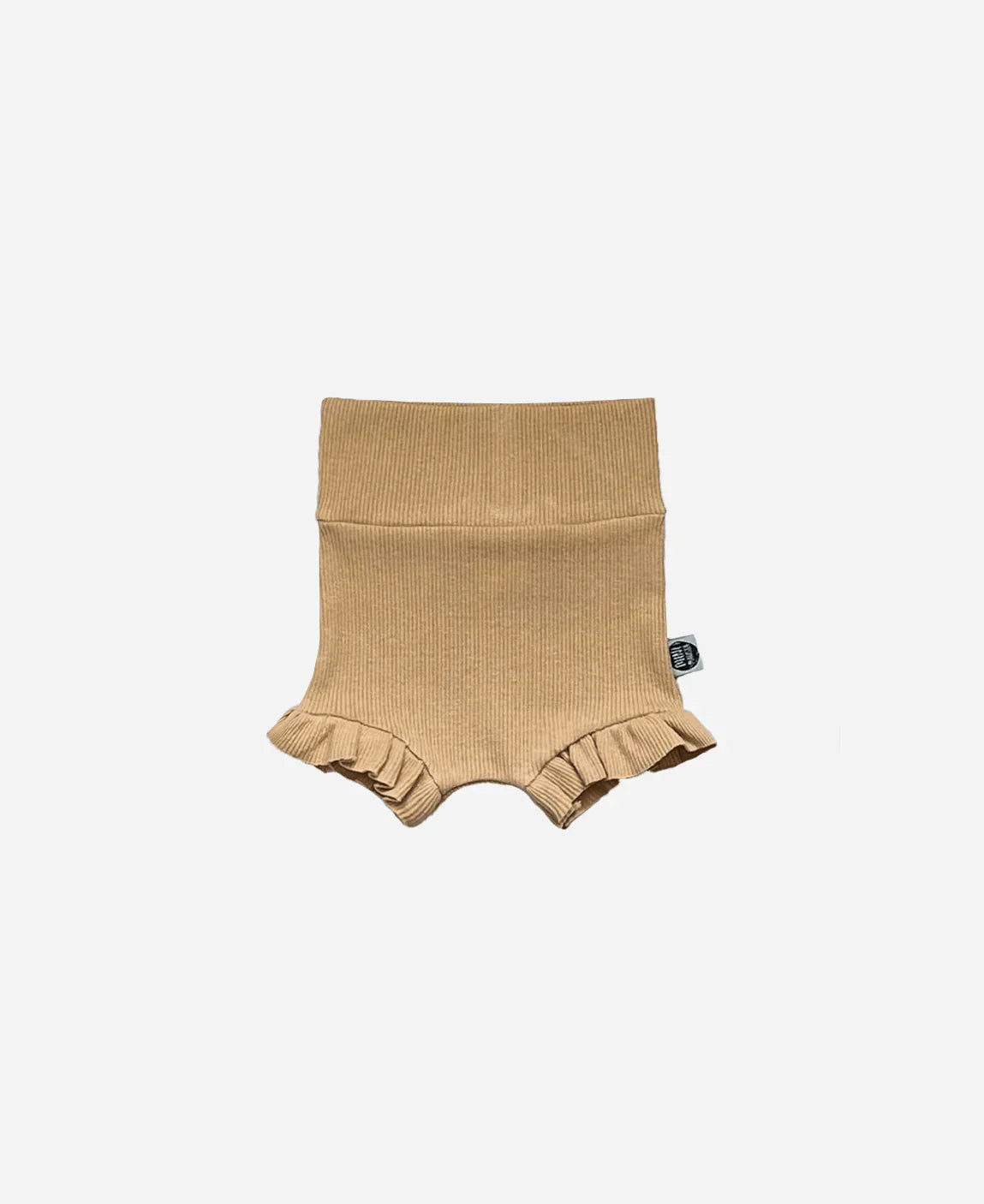 Shorts Panties Babado Canelado MiniMalista | Liso Cinnamon - MiniMalista Baby - 0.3, b2b, Baby, black-friday, Calor, com-desconto-mm10, Menina, tab-tam-panties, Verão -bebê-minimalista-estiloso