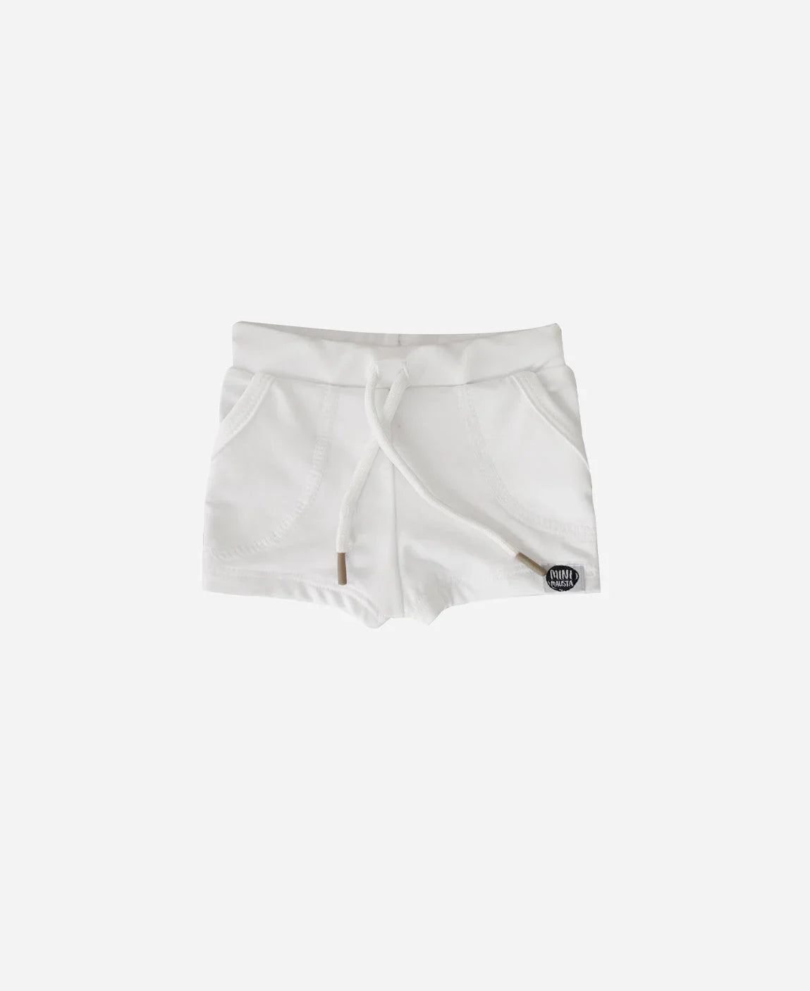 Sunga Infantil UV50+ MiniMalista | Liso Branco Off - MiniMalista Baby - 0, b2b, Calor, com-desconto-mm10, Menina, Menino, Verão -bebê-minimalista-estiloso