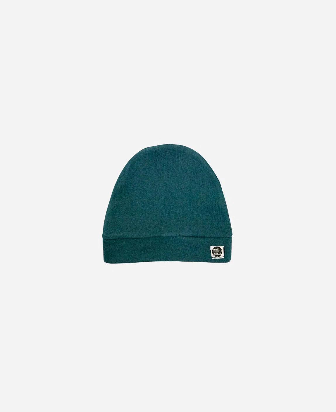 Touca de Bebê Unissex MiniMalista | Liso Deep Green - MiniMalista Baby - 0.3, 0.35, b2b, Baby, black-friday, Christmas, com-desconto-mm10, Meia Estação, Menino, natal, tab-tam-touca-bebe, Xmas -bebê-minimalista-estiloso