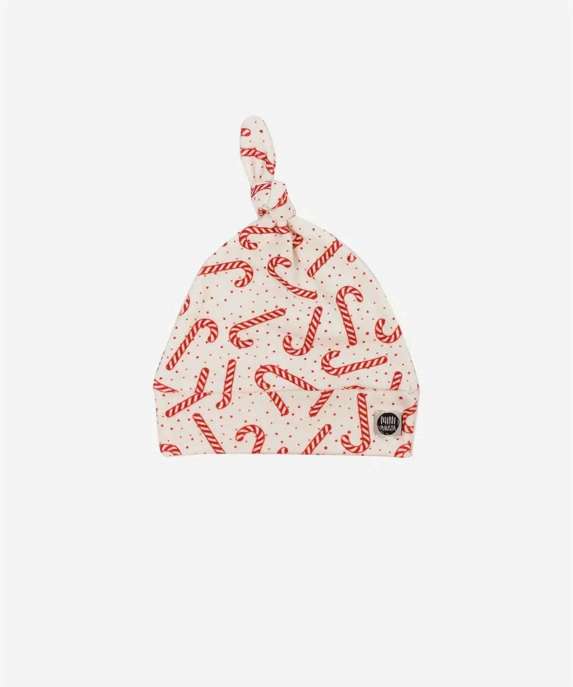 Touca Nó Recém-Nascido Unissex | Candy Cane - MiniMalista Baby - 0, b2b, Baby, Christmas, com-desconto-mm10, Meia Estação, Menina, natal, Neutro, tab-tam-touca-nó, Unissex, Xmas -bebê-minimalista-estiloso