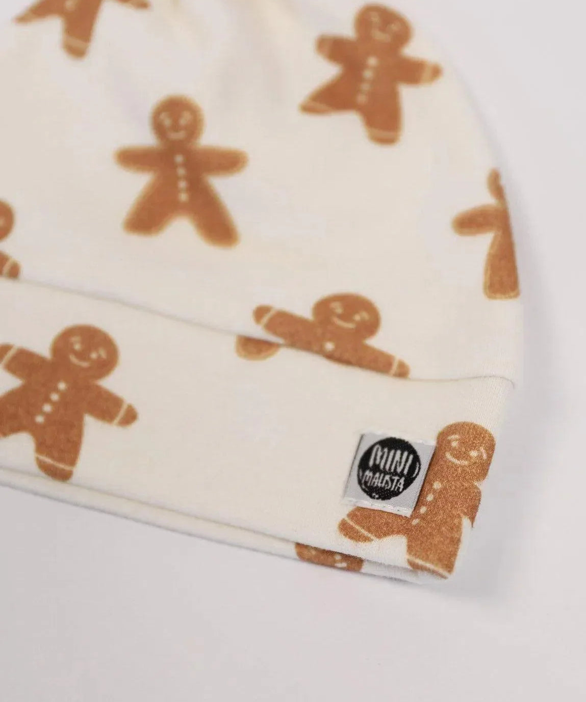 Touca Nó Recém-Nascido Unissex | Gingerbread - MiniMalista Baby - 0, b2b, Baby, Christmas, com-desconto-mm10, Meia Estação, Menina, natal, Neutro, tab-tam-touca-nó, Unissex, Xmas -bebê-minimalista-estiloso