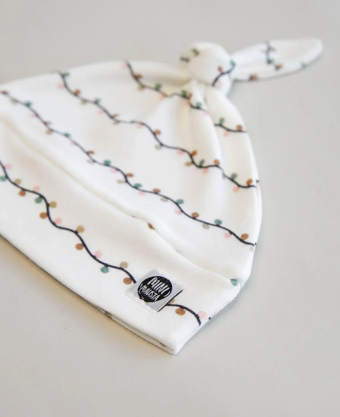 Touca Nó Recém-Nascido Unissex | Lights - MiniMalista Baby - 0.3, Ano Novo, b2b, Baby, black-friday, Christmas, com-desconto-mm10, Meia Estação, Menina, natal, Neutro, Reveillon, tab-tam-touca-nó, Unissex, Xmas -bebê-minimalista-estiloso