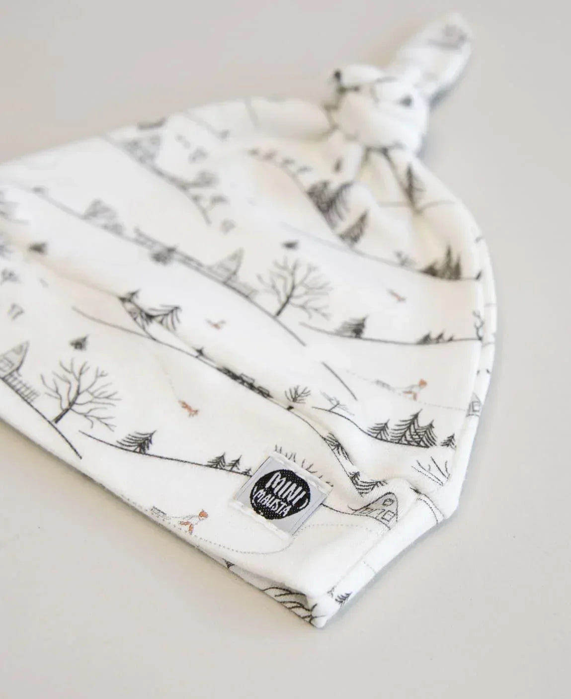 Touca Nó Recém-Nascido Unissex | Village - MiniMalista Baby - 0, b2b, Baby, Christmas, com-desconto-mm10, Meia Estação, Menina, Menino, natal, Neutro, tab-tam-touca-nó, Unissex, Xmas -bebê-minimalista-estiloso