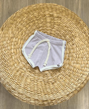 Track Shorts Infantil Unissex MiniMalista | Liso Lilac - MiniMalista Baby - 0.3, b2b, black-friday, Calor, Menina, outlet, tab-tam-track-shorts, Verão -bebê-minimalista-estiloso