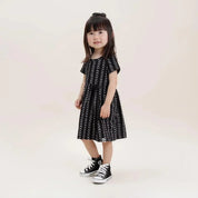 Vestido de Verão Infantil | Fishbone - MiniMalista Baby - 0.3, 0.4, b2b, black-friday, Calor, Kids, Menina, outlet, SALE-FINAL, tab-tam-vestido-manga-curta, Verão -bebê-minimalista-estiloso