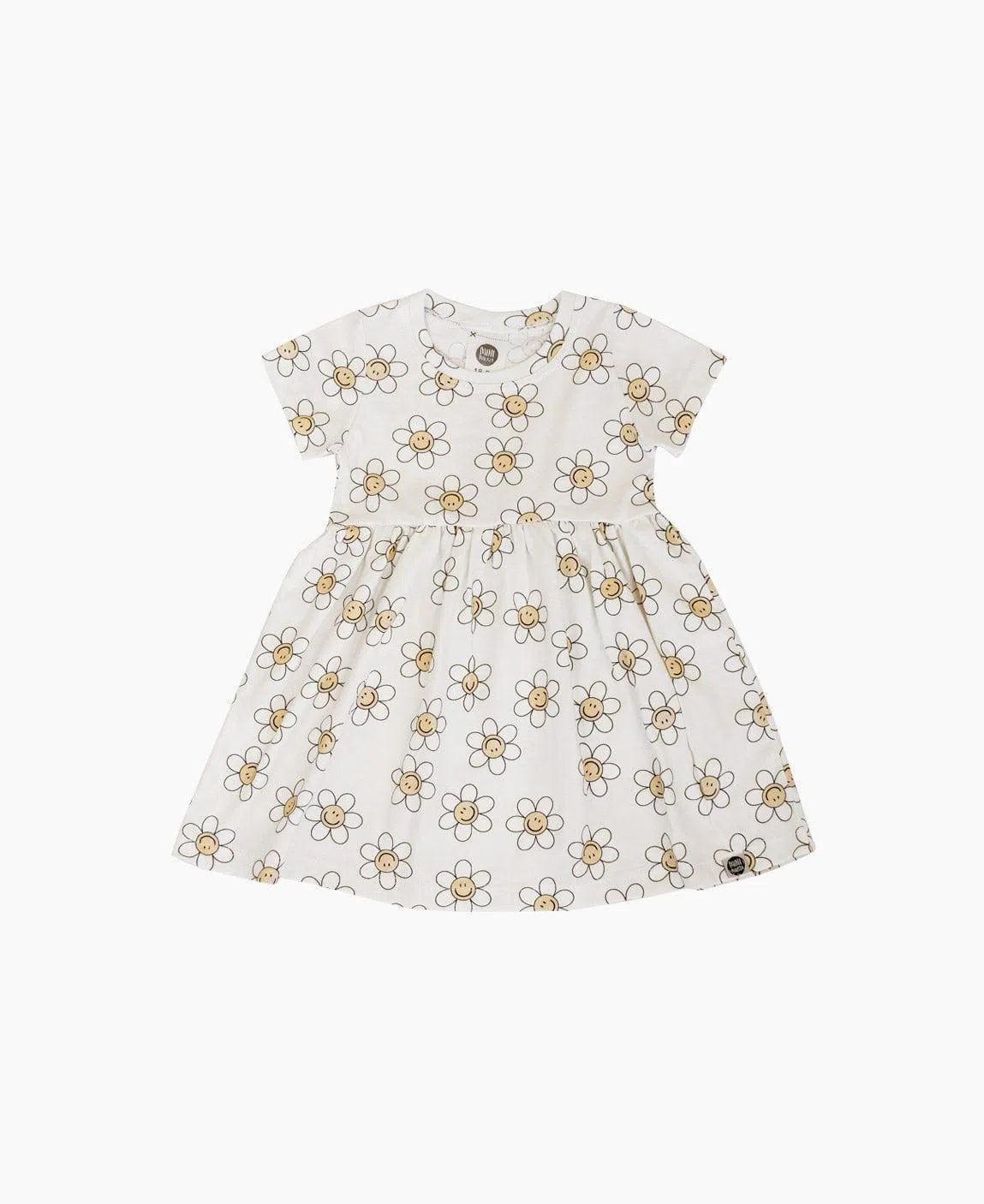 Vestido de Verão Infantil | Flower Power - MiniMalista Baby - 0.3, Ano Novo, b2b, black-friday, Calor, com-desconto-mm10, Kids, Menina, Reveillon, tab-tam-vestido-manga-curta, Verão -bebê-minimalista-estiloso
