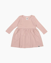 Vestido Infantil Manga Longa MiniMalista | Liso Mystic Rose - MiniMalista Baby - 0.3, 0.4, b2b, black-friday, com-desconto-mm10, Frio, Kids, Menina, tab-tam-vestido-manga-longa, Winter Sale 40% -bebê-minimalista-estiloso