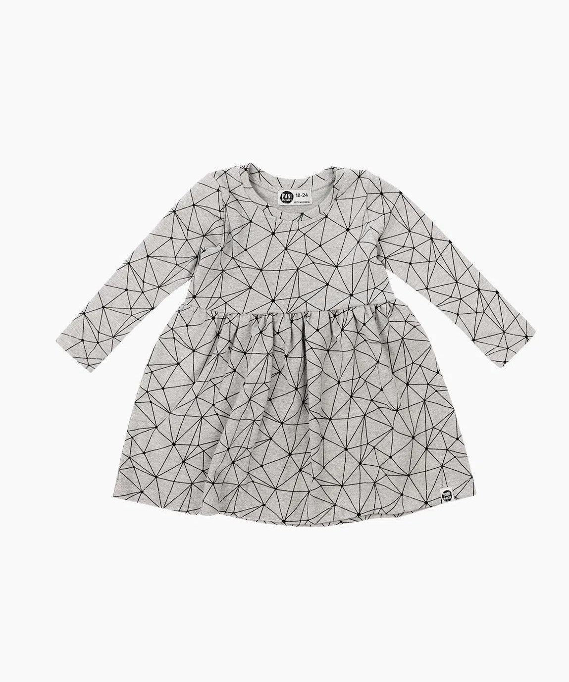 Vestido Manga Longa Infantil | Satellite Mescla - MiniMalista Baby - 0.3, 0.45, b2b, black-friday, com-desconto-mm10, Frio, Kids, Menina, SALE-FINAL, tab-tam-vestido-manga-longa, Winter Sale 40% -bebê-minimalista-estiloso