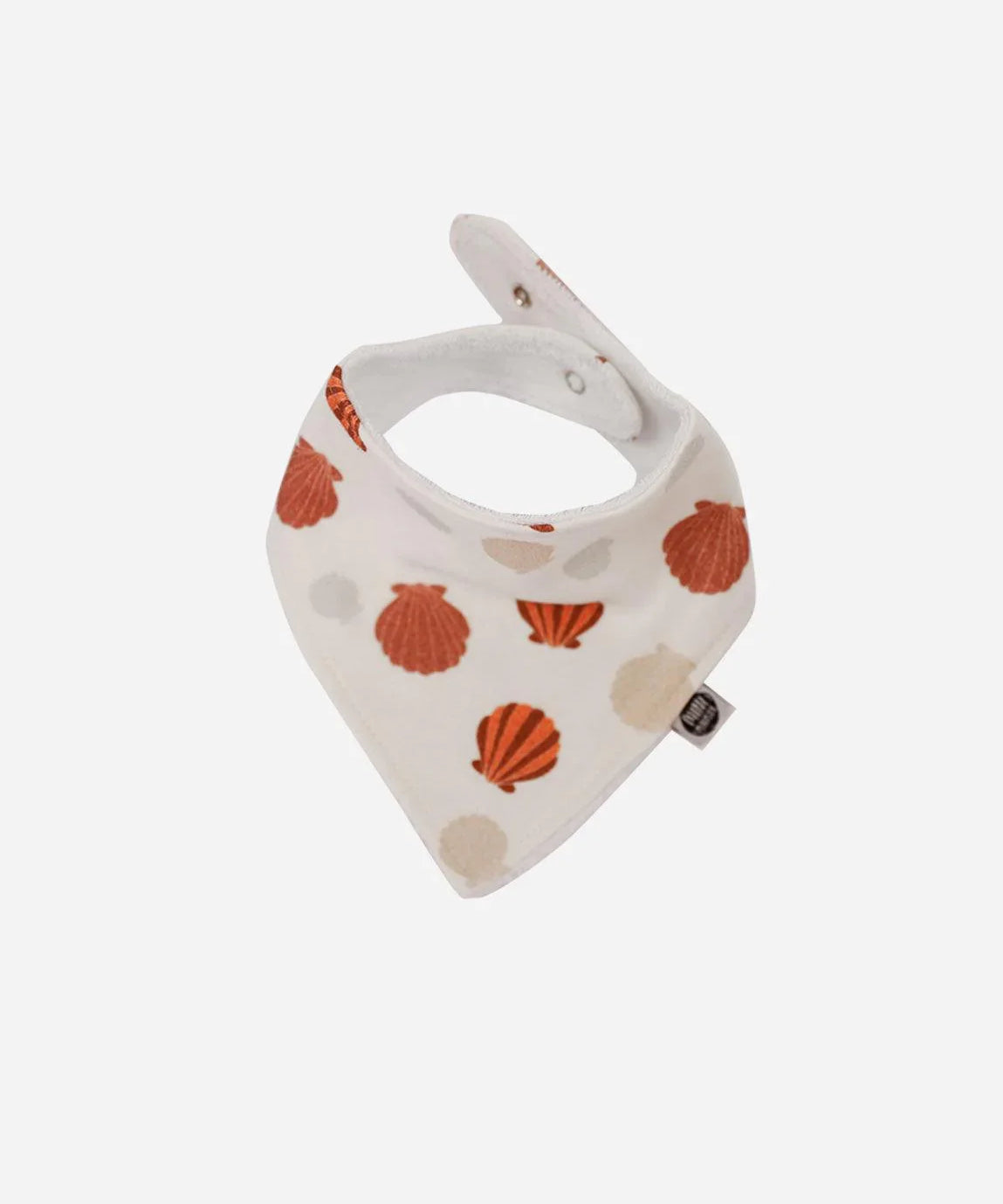 Babador Bandana Unissex | Seashell - MiniMalista Baby - 0.35, b2b, Baby, black-friday, com-desconto-mm10, Meia Estação, Menina, Neutro, Unissex -bebê-minimalista-estiloso