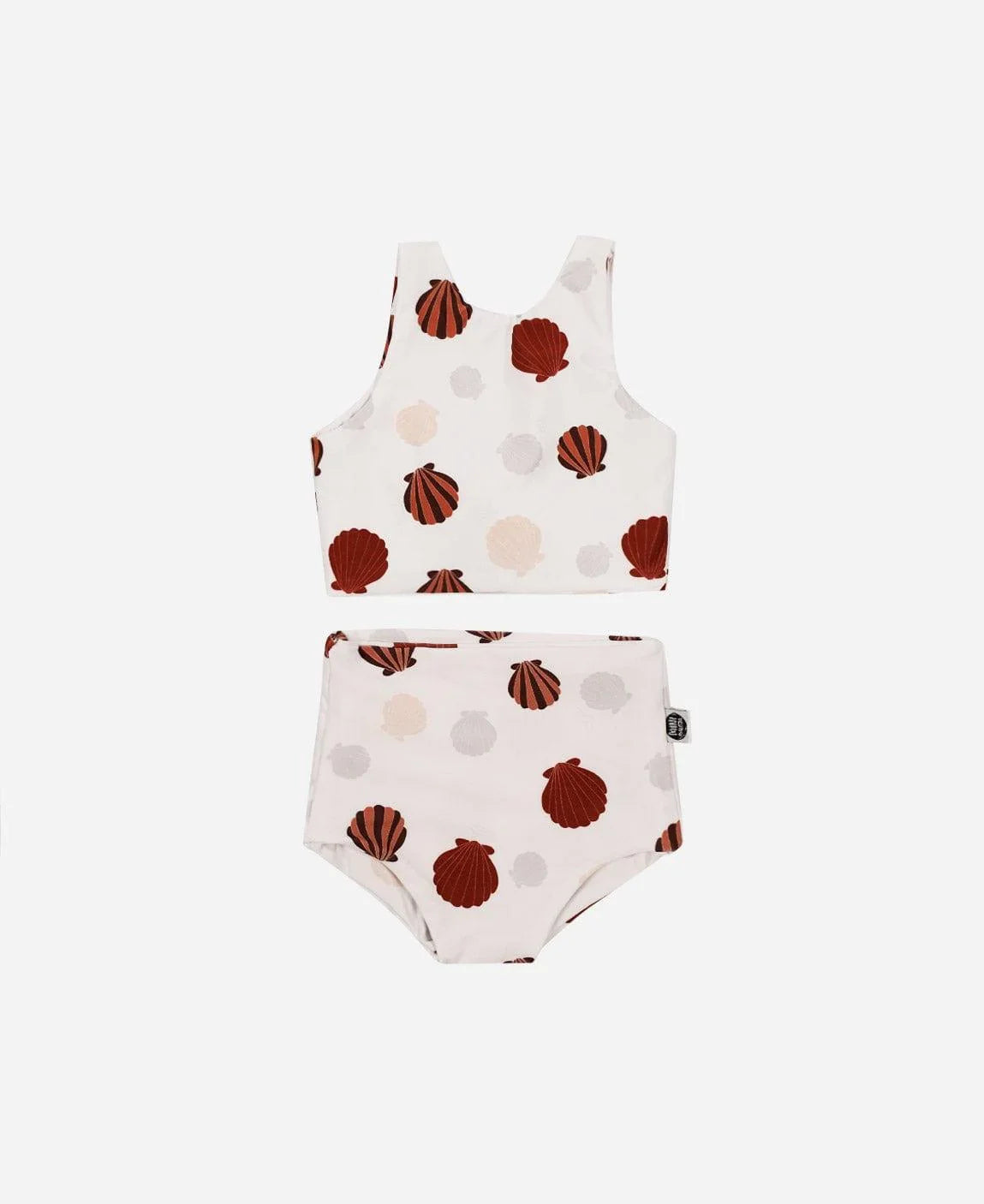 Biquini Dupla Face Infantil Estampado UV50+ | Seashell - MiniMalista Baby - 0, b2b, Calor, com-desconto-mm10, Menina, tab-tam-biquini, Verão -bebê-minimalista-estiloso