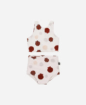 Biquini Dupla Face Infantil Estampado UV50+ | Seashell - MiniMalista Baby - 0, b2b, Calor, com-desconto-mm10, Menina, tab-tam-biquini, Verão -bebê-minimalista-estiloso