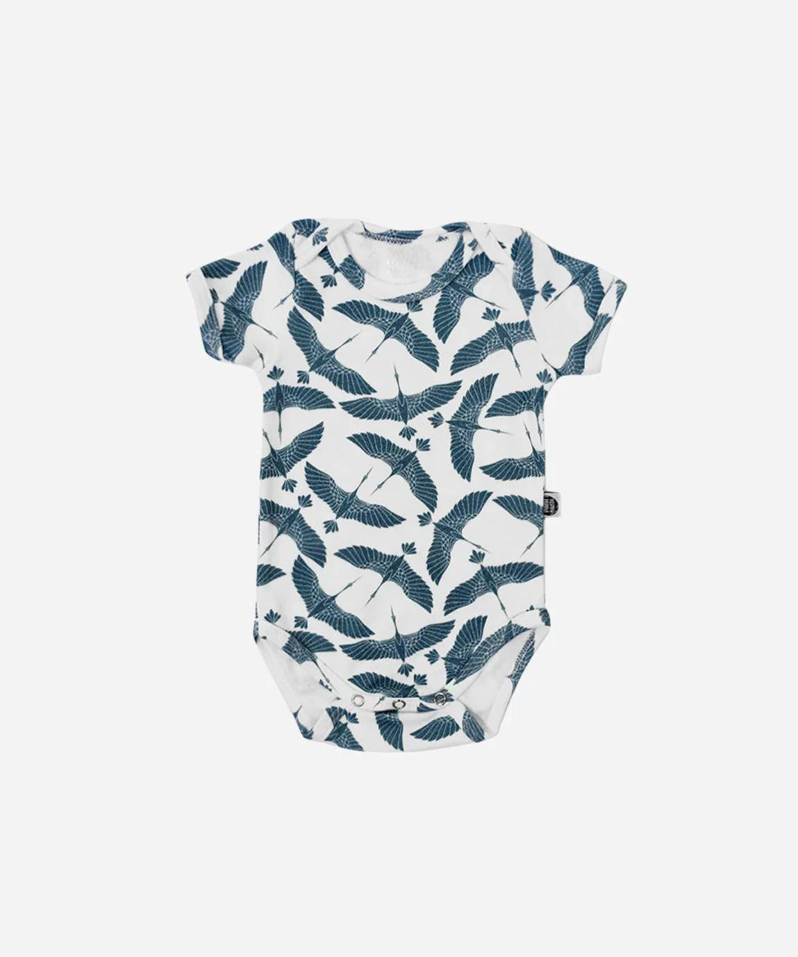 Body de Bebê Manga Curta Unissex | Blue Flock - MiniMalista Baby - 0.35, b2b, Baby, black-friday, com-desconto-mm10, Meia Estação, Menino, tab-tam-body-curto -bebê-minimalista-estiloso