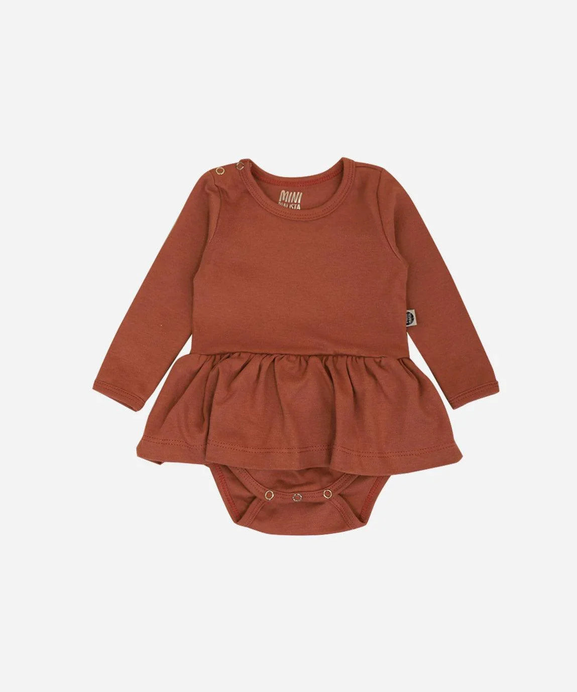 Body-Vestido de Bebê Manga Longa MiniMalista Liso Chutney - MiniMalista Baby - 0.3, b2b, Baby, black-friday, com-desconto-mm10, Frio, Menina, new, tab-tam-body-vestido, Winter Sale 20% -bebê-minimalista-estiloso