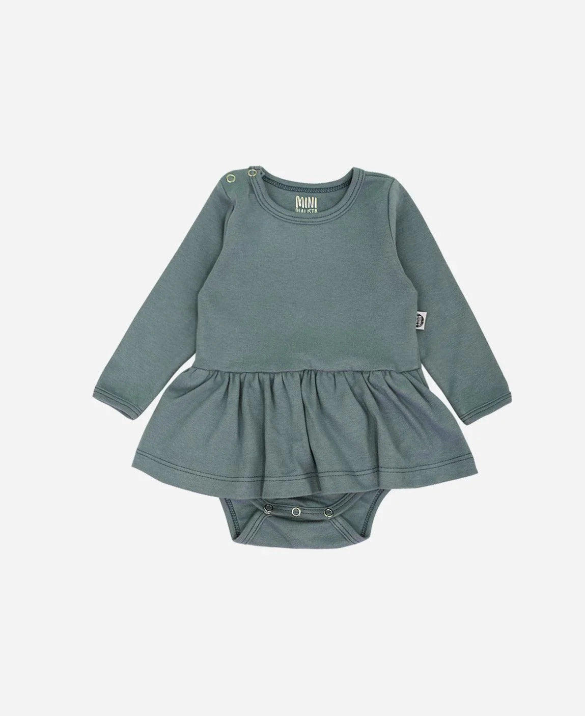 Body-Vestido de Bebê Manga Longa MiniMalista | Liso Goblin Blue - MiniMalista Baby - 0.3, b2b, Baby, black-friday, com-desconto-mm10, Frio, Menina, new, tab-tam-body-vestido, Winter Sale 30% -bebê-minimalista-estiloso