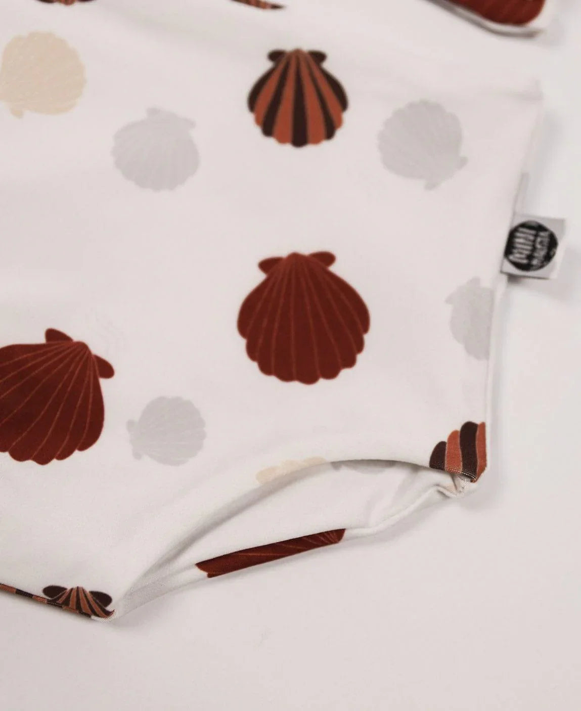 Calcinha de Praia Estampado UV50+ | Seashell - MiniMalista Baby - 0, b2b, Calor, com-desconto-mm10, Menina, tab-tam-calcinha-praia, Verão -bebê-minimalista-estiloso