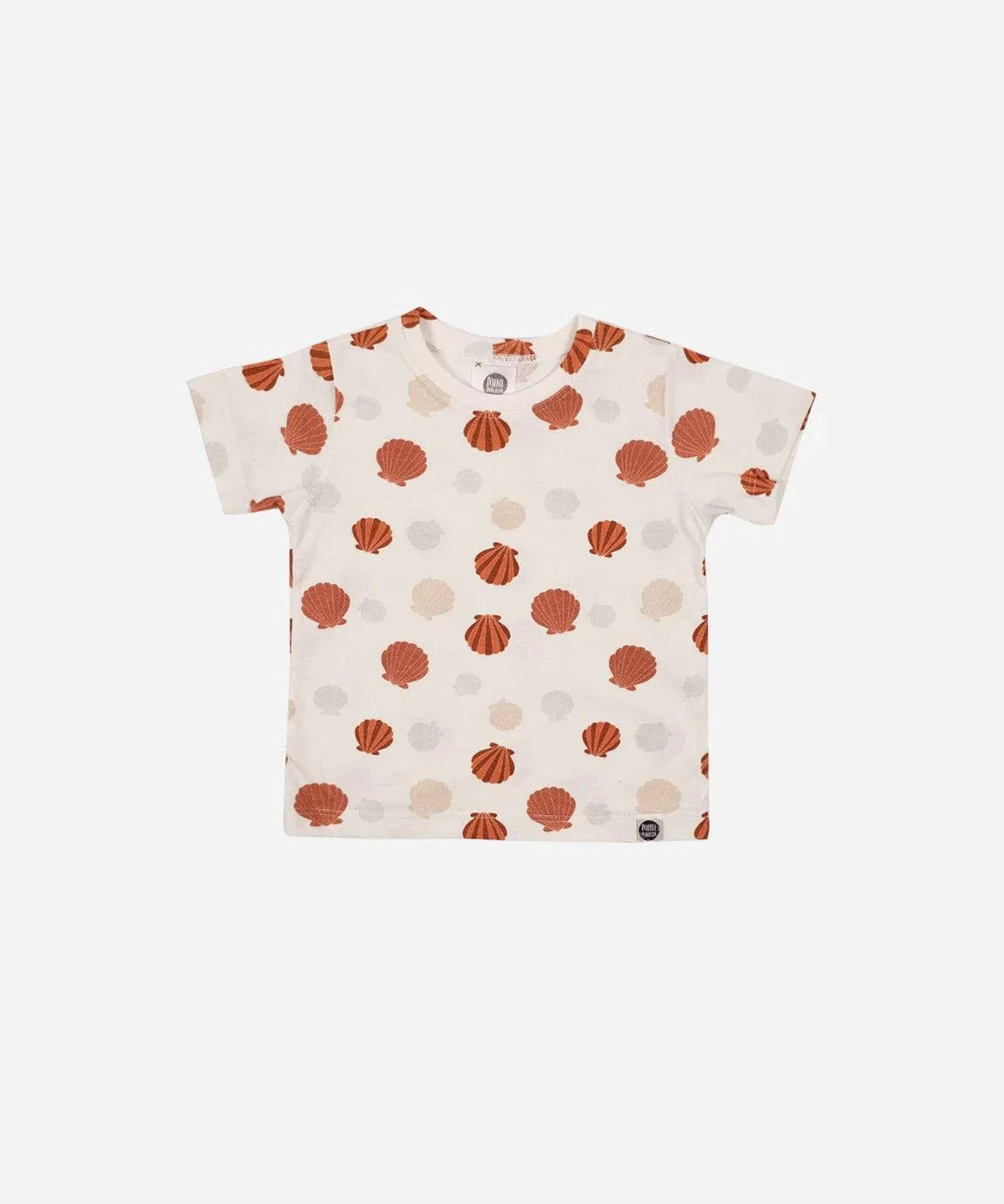 Camiseta Infantil Manga Curta Unissex | Seashell - MiniMalista Baby - 0.3, b2b, black-friday, com-desconto-mm10, Kids, Meia Estação, Menina, Neutro, tab-tam-camiseta-manga-curta, Unissex -bebê-minimalista-estiloso