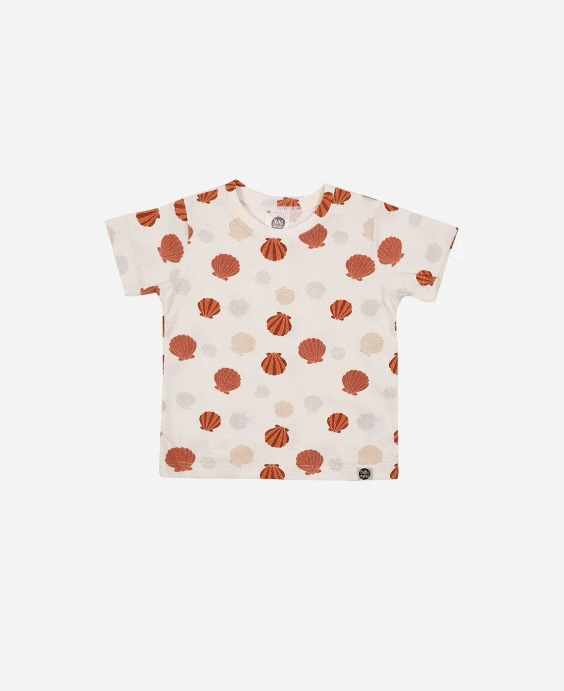 Camiseta Infantil Manga Curta Unissex | Seashell - MiniMalista Baby - 0.3, b2b, black-friday, com-desconto-mm10, Kids, Meia Estação, Menina, Neutro, tab-tam-camiseta-manga-curta, Unissex -bebê-minimalista-estiloso