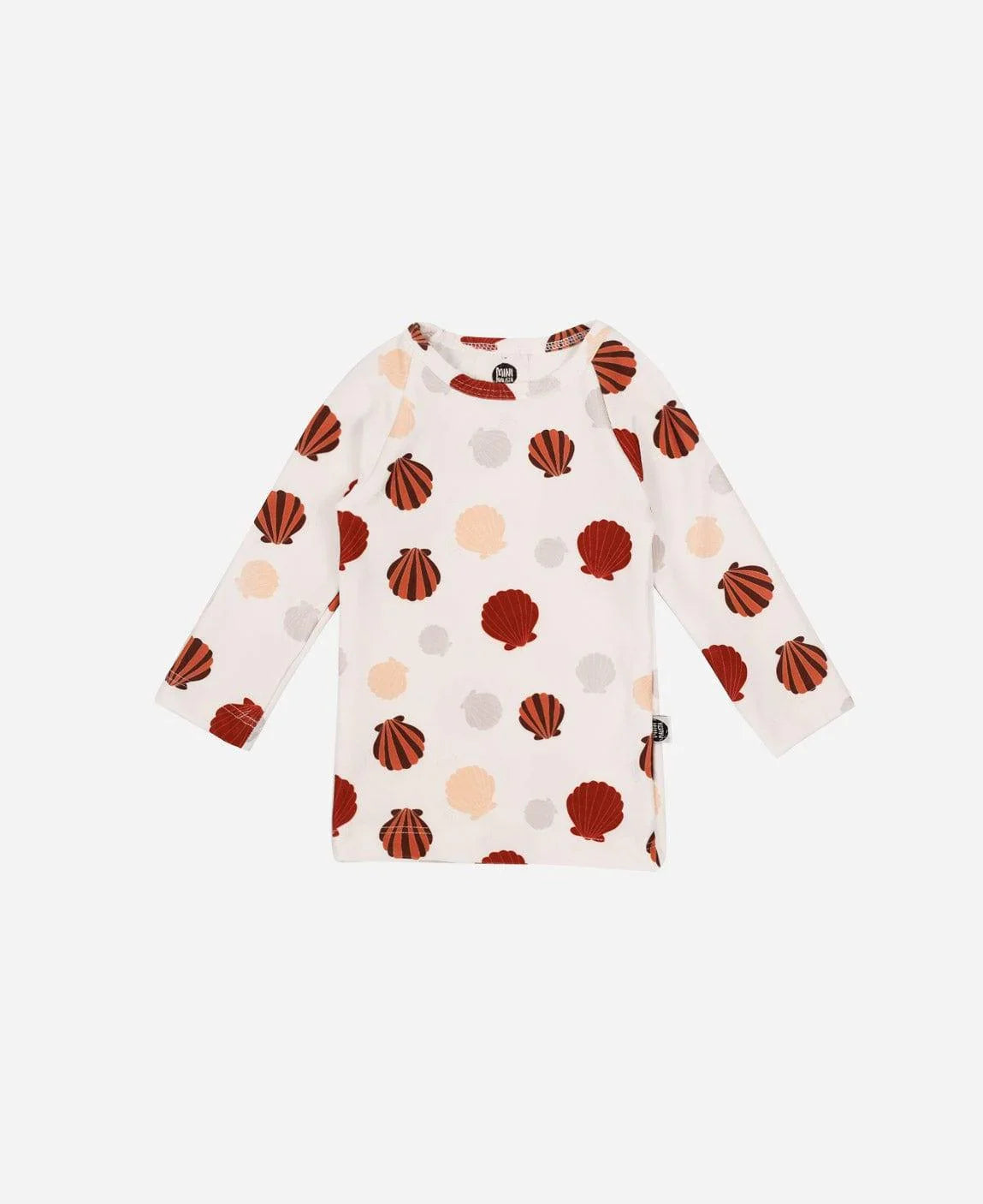 Camiseta Infantil Proteção Solar Unissex UV50+ | Seashell - MiniMalista Baby - 0, 0.3, b2b, black-friday, Calor, com-desconto-mm10, Menina, Neutro, tab-tam-camiseta-praia, tab-tam-camiseta-solar-praia, tab-tamanho-camiseta-raglan, Unissex, Verão -bebê-minimalista-estiloso