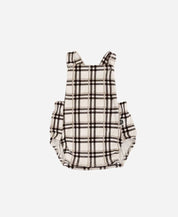 Jardineira de Bebê Unissex | Xadrez Plaid - MiniMalista Baby - 0.25, 0.3, b2b, Baby, black-friday, Calor, com-desconto-mm10, Menino, Neutro, tab-tam-jardineiras, Unissex, Verão -bebê-minimalista-estiloso