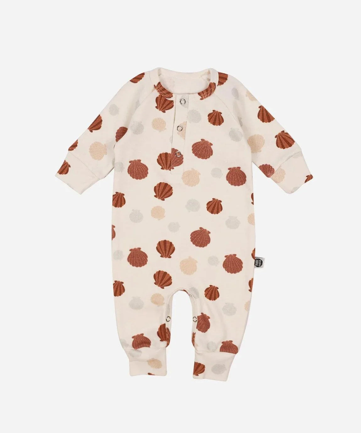 Macacão de Bebê Raglan Botões Unissex | Seashell - MiniMalista Baby - 0.3, 2macacoespor199, b2b, Baby, black-friday, com-desconto-mm10, Meia Estação, Menina, Neutro, tab-tam-mac-botões, Unissex -bebê-minimalista-estiloso
