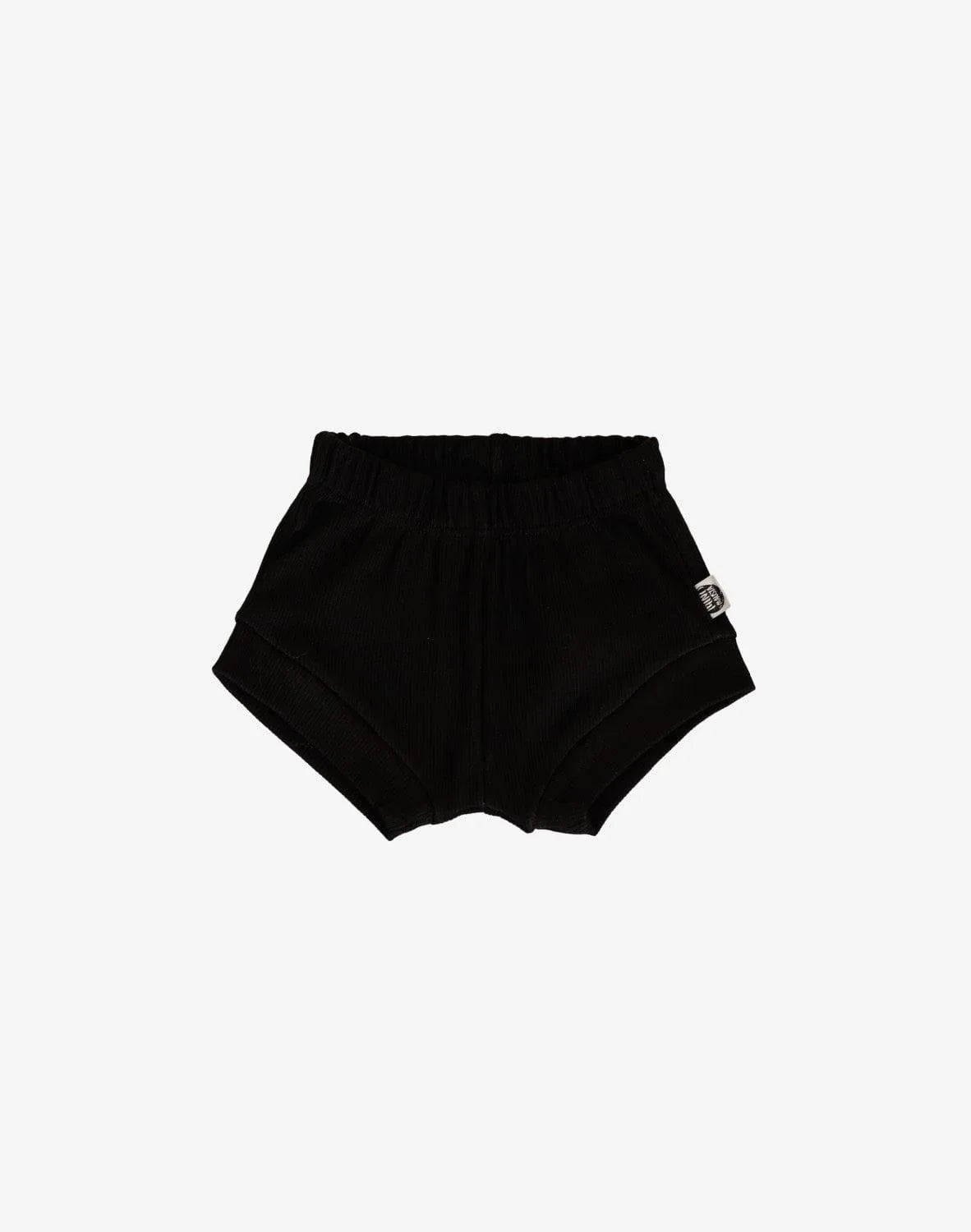 Shorties Canelado Infantil MiniMalista Liso Preto - MiniMalista Baby - b2b, Calor, com-desconto-mm10, Menino, Neutro, Unissex, Verão -bebê-minimalista-estiloso