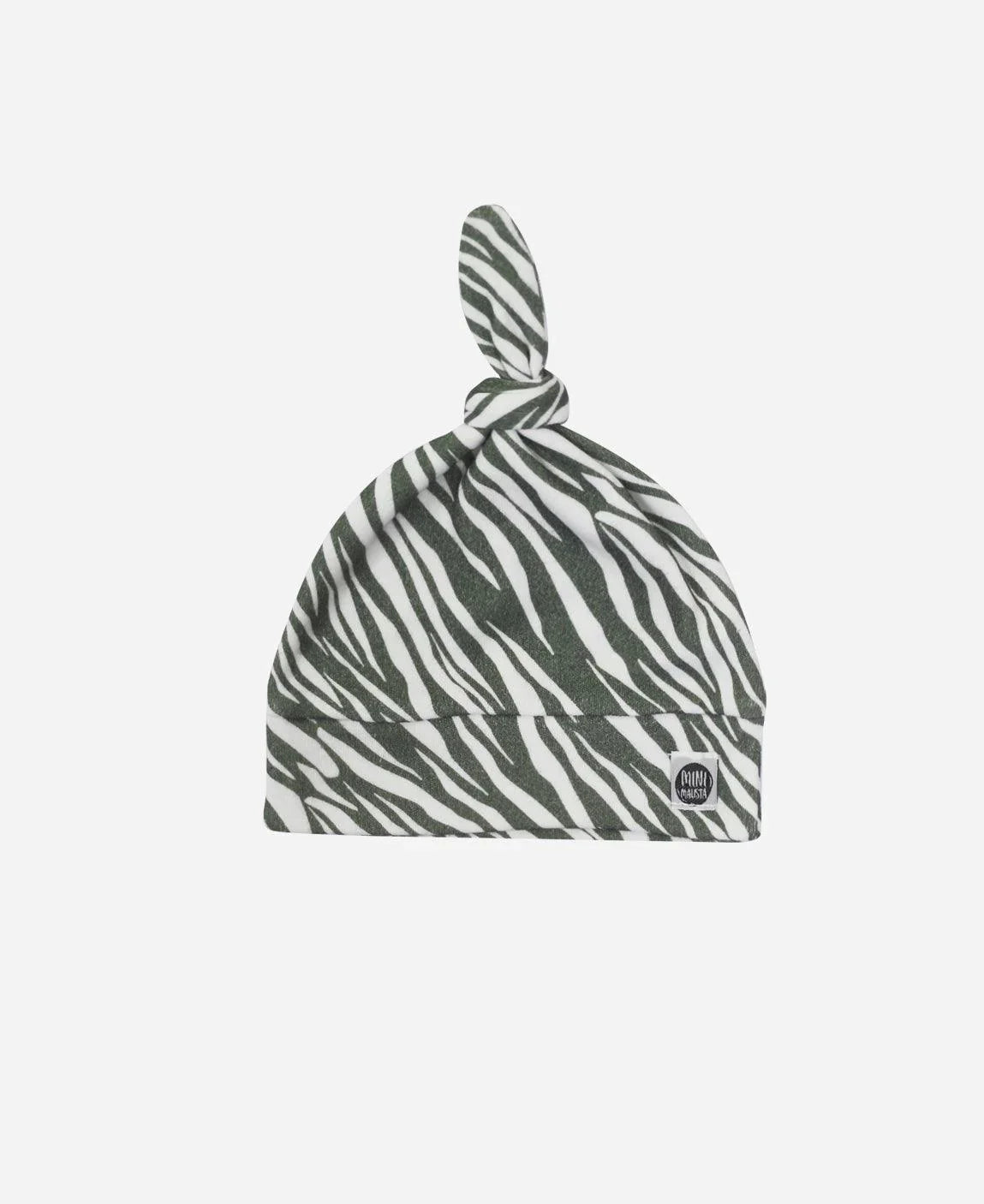 Touca Nó Bebê Unissex | Zebra - MiniMalista Baby - 0.3, 0.45, b2b, Baby, black-friday, com-desconto-mm10, Meia Estação, Menina, Menino, tab-tam-touca-nó -bebê-minimalista-estiloso