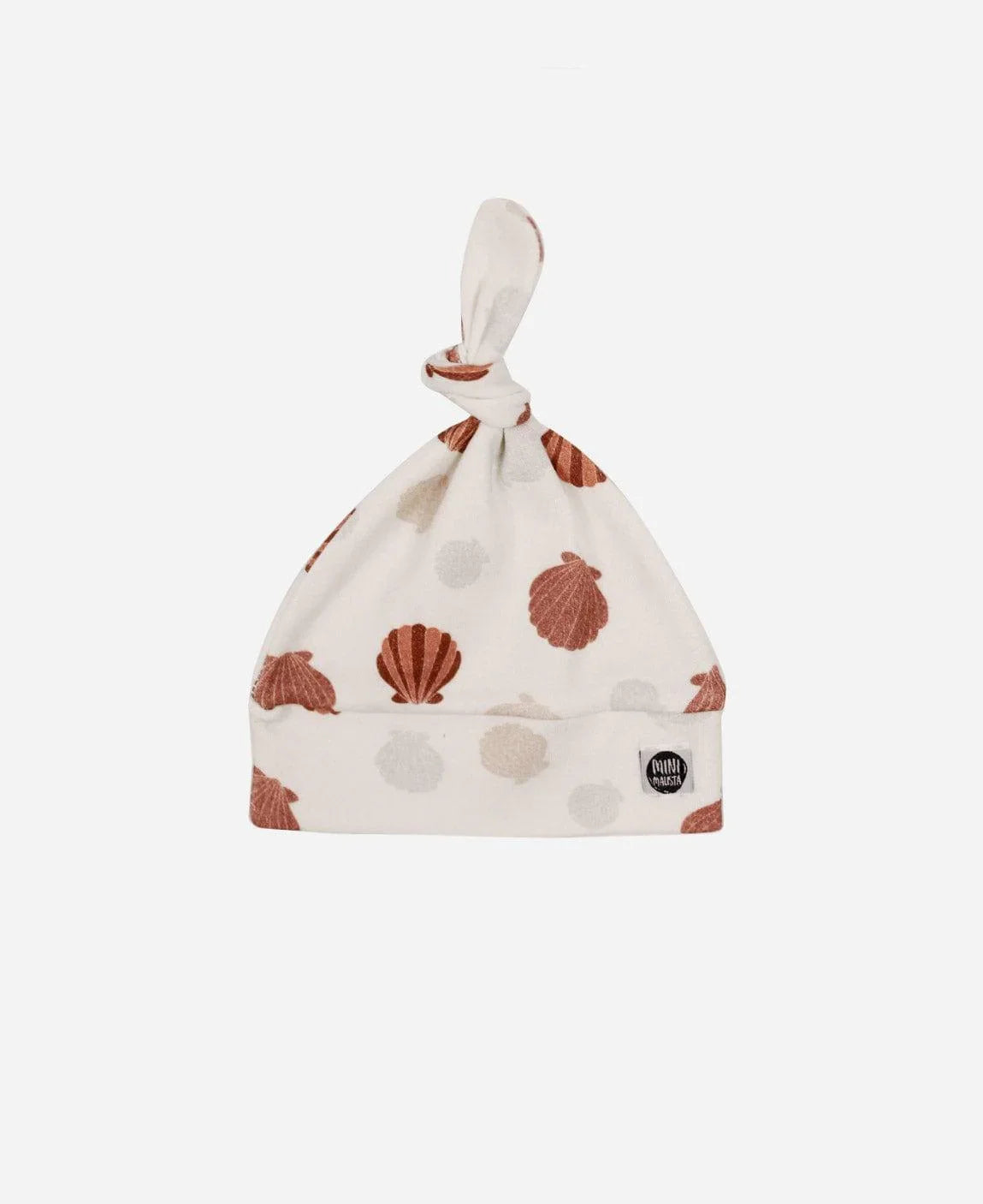 Touca Nó Recém-Nascido Unissex | Seashell - MiniMalista Baby - 0.3, b2b, Baby, black-friday, com-desconto-mm10, Meia Estação, Menina, Neutro, tab-tam-touca-nó, Unissex -bebê-minimalista-estiloso