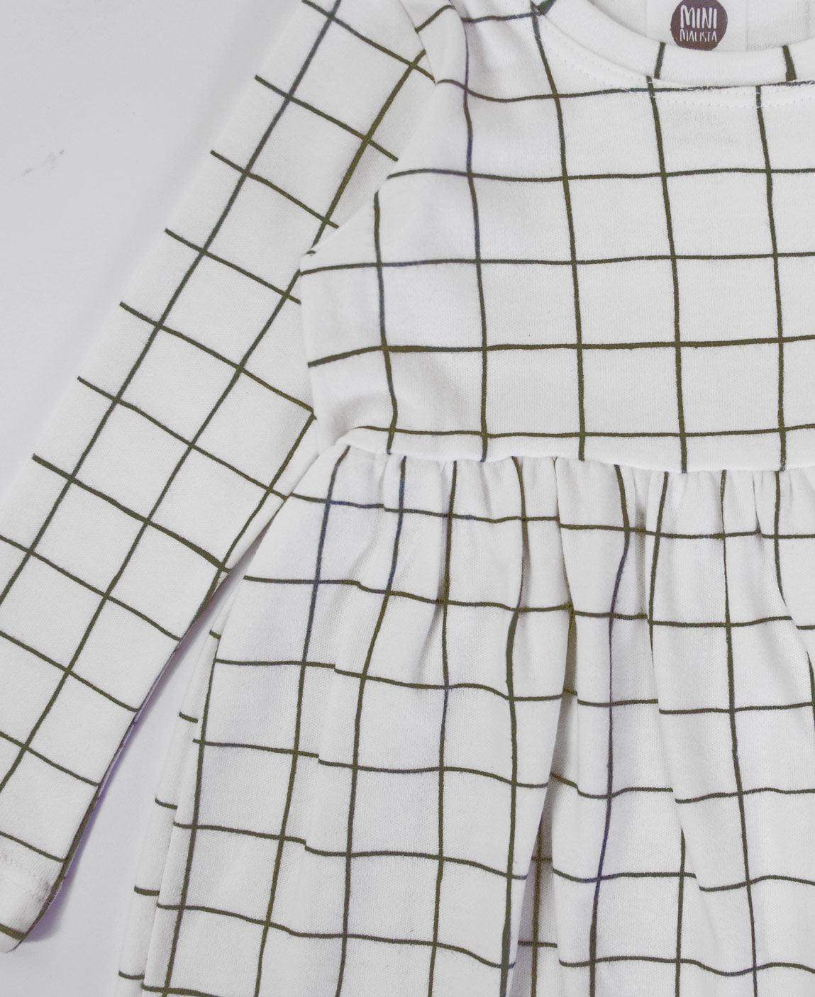 Vestido Infantil Manga Longa | Greeny - MiniMalista Baby - 0.3, b2b, black-friday, com-desconto-mm10, Frio, Kids, Menina, tab-tam-vestido-manga-longa -bebê-minimalista-estiloso