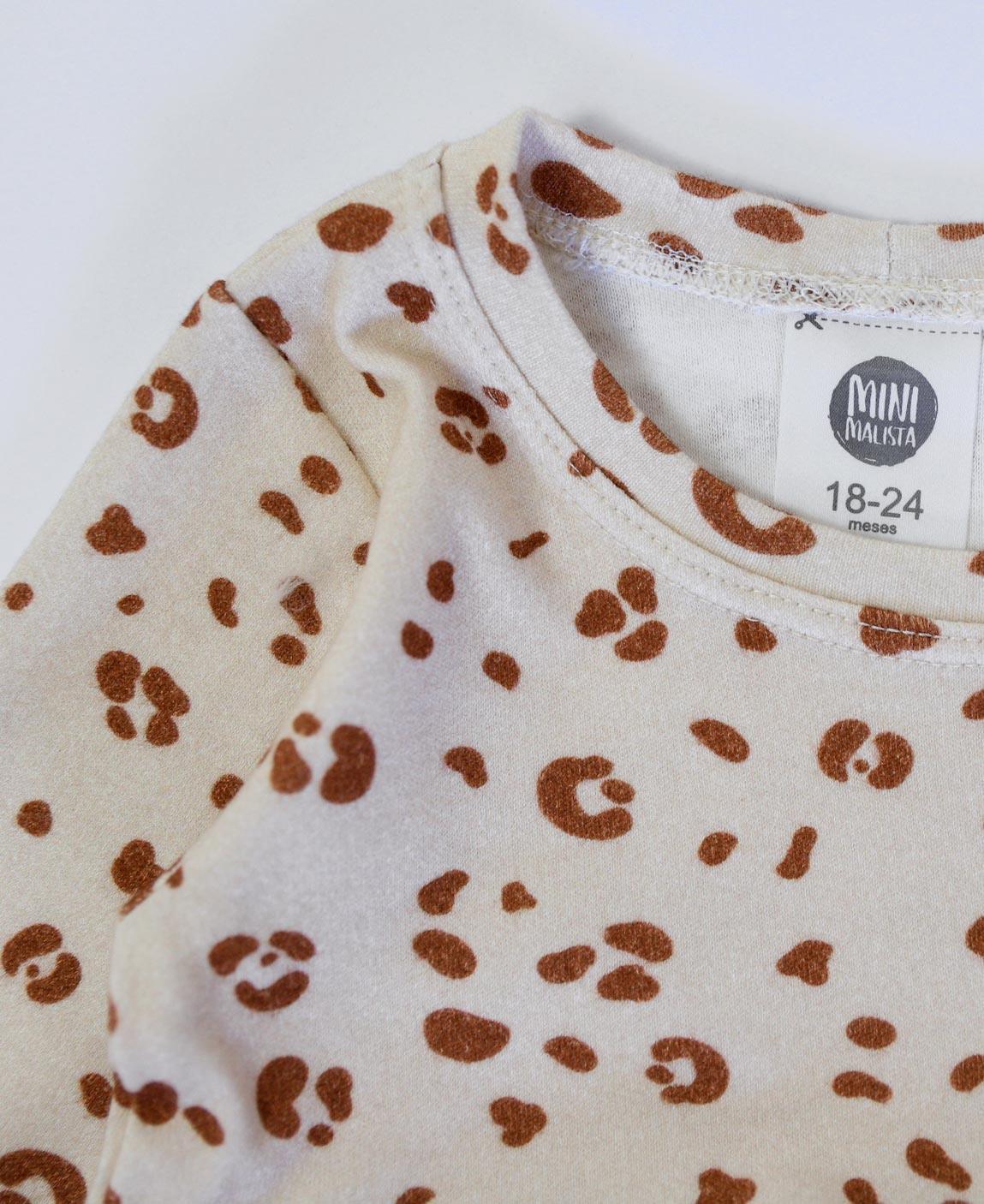 Vestido Infantil Manga Longa | Jaguar - MiniMalista Baby - 0.3, 0.45, b2b, black-friday, com-desconto-mm10, Frio, Kids, Menina, tab-tam-vestido-manga-longa -bebê-minimalista-estiloso