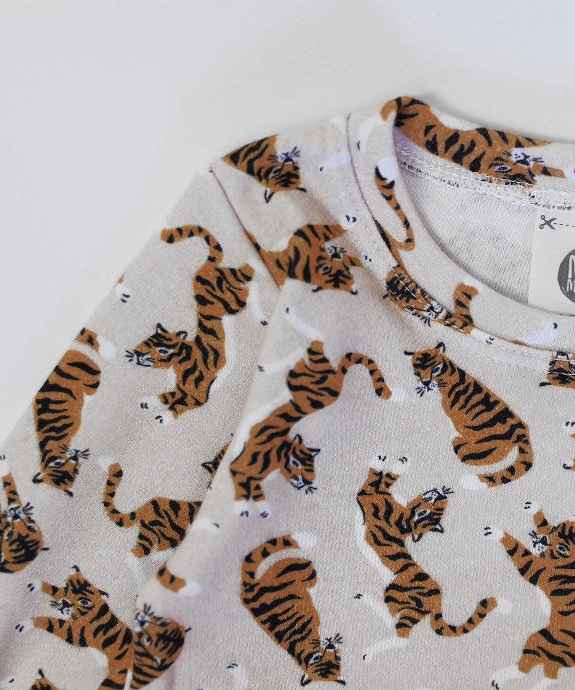 Vestido Infantil Manga Longa | Tiger - MiniMalista Baby - 0.3, 0.35, b2b, black-friday, com-desconto-mm10, Frio, Kids, Menina, tab-tam-vestido-manga-longa -bebê-minimalista-estiloso