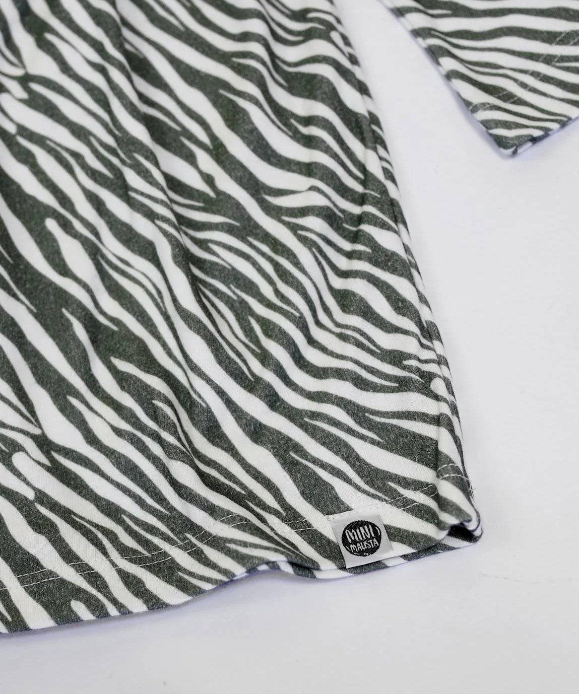 Vestido Infantil Manga Longa | Zebra - MiniMalista Baby - 0.3, 0.45, b2b, black-friday, com-desconto-mm10, Frio, Kids, Menina, tab-tam-vestido-manga-longa -bebê-minimalista-estiloso