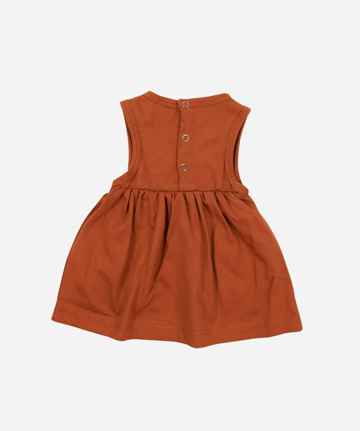 Vestido Regata Malha Infantil MiniMalista | Liso Ginger - MiniMalista Baby - 0.3, 0.35, b2b, black-friday, Calor, com-desconto-mm10, Kids, Menina, tab-tam-vestido-regata, Verão -bebê-minimalista-estiloso