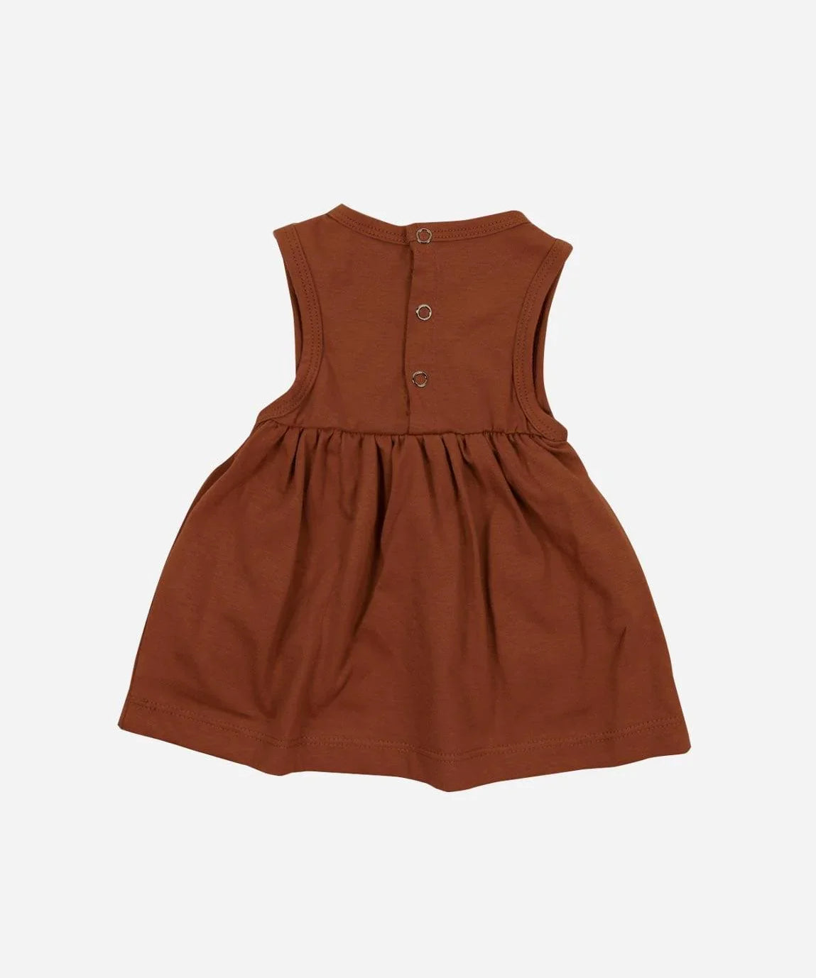 Vestido Regata Malha Infantil MiniMalista | Liso Oak - MiniMalista Baby - 0.3, b2b, black-friday, Calor, com-desconto-mm10, Kids, Menina, tab-tam-vestido-regata, Verão -bebê-minimalista-estiloso